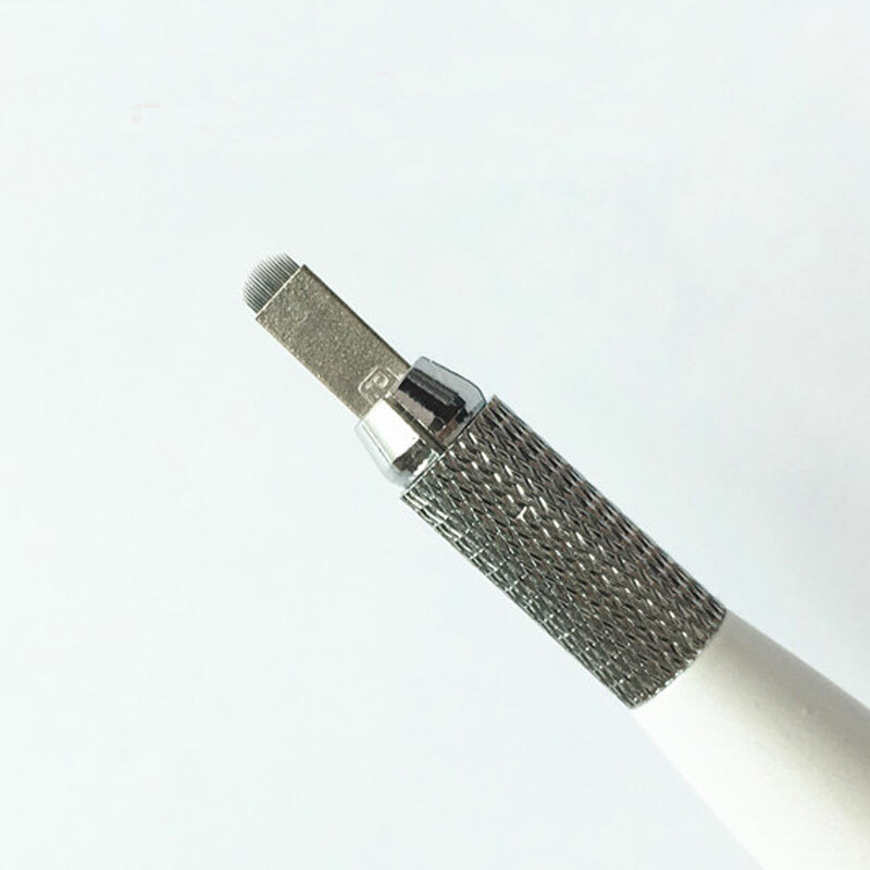 U Shape 19 Needles Microblading Eyebrow Tattoo Permanent Makeup Manual Blades