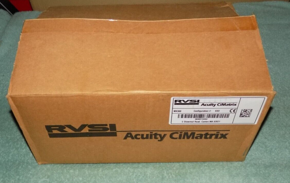 New RVSI Acuity CiMatrix MX360 ID Matrix Controller