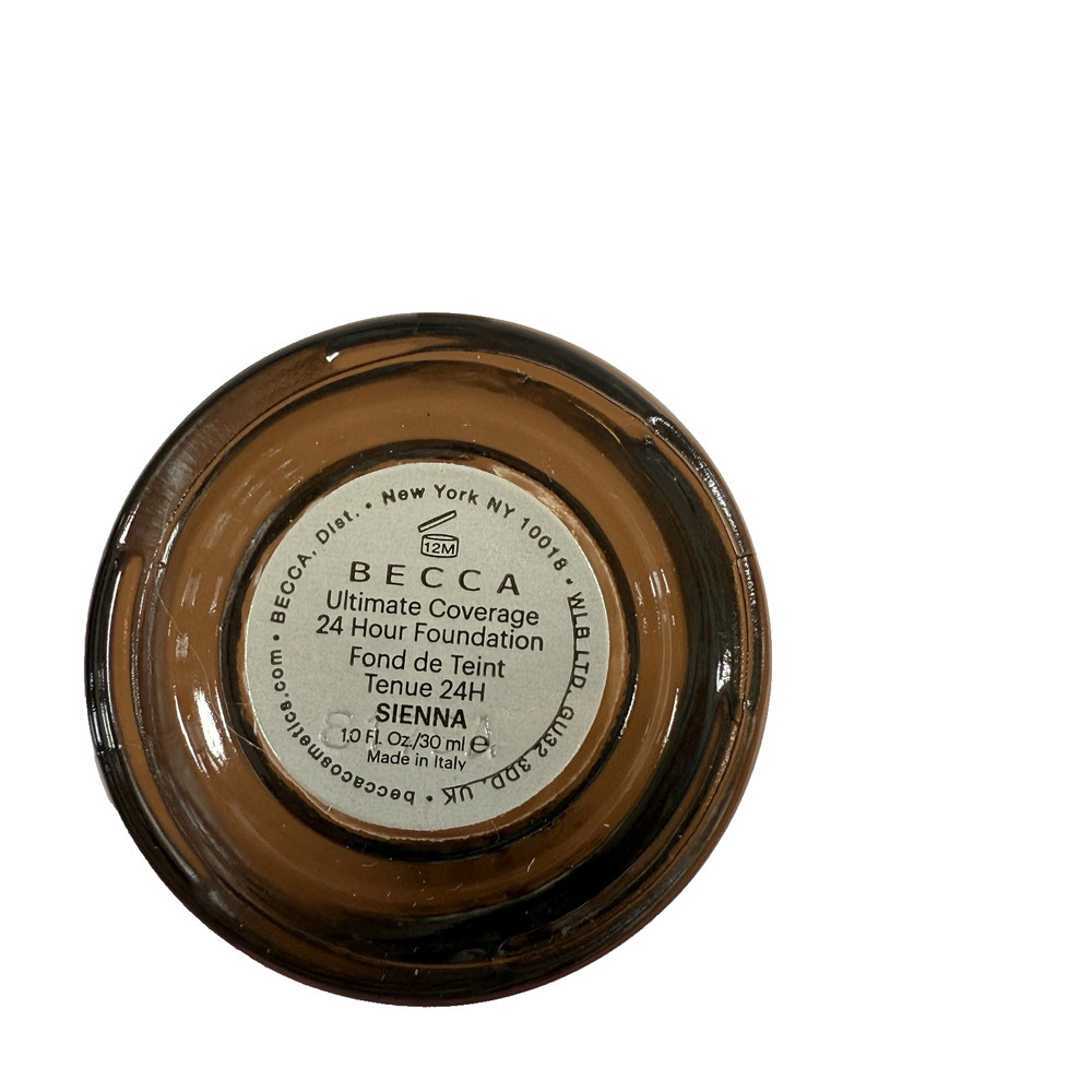 Becca Ultimate Coverage 24 Hour Liquid Makeup Foundation Sienna 1 OZ / 30 ML NIB
