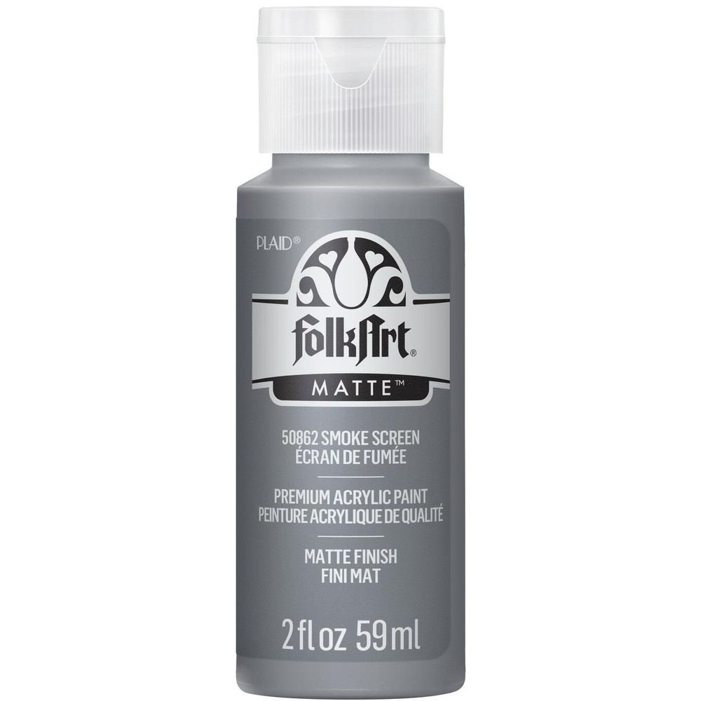 FolkArt Acrylic Paint 2oz-Smoke Screen