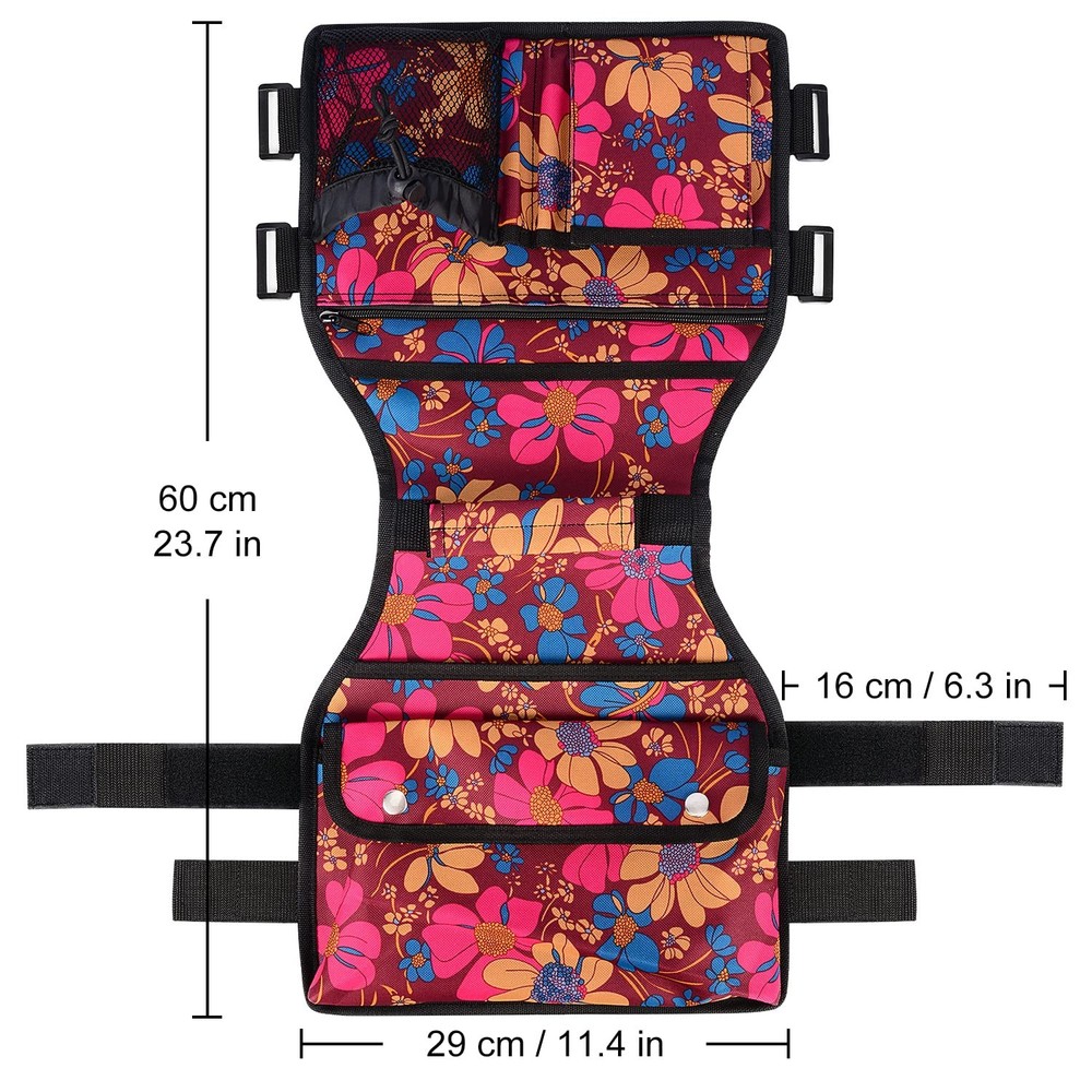 Supregear Side Walker Bag w/Cup Holder, Folding, Waterproof Walker Accessory