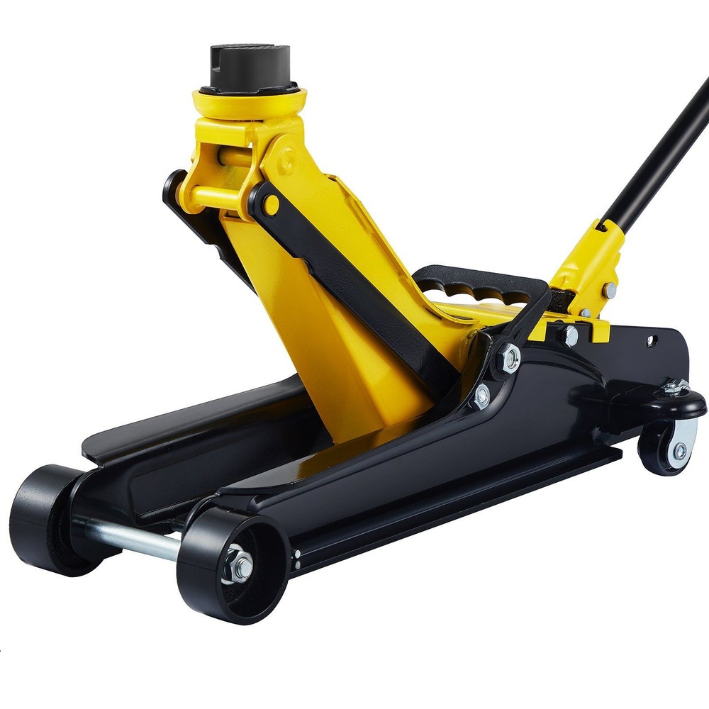 Solid Steel 2.5Ton 5500lb Low Profile Floor Jack, Hydraulic Single Piston