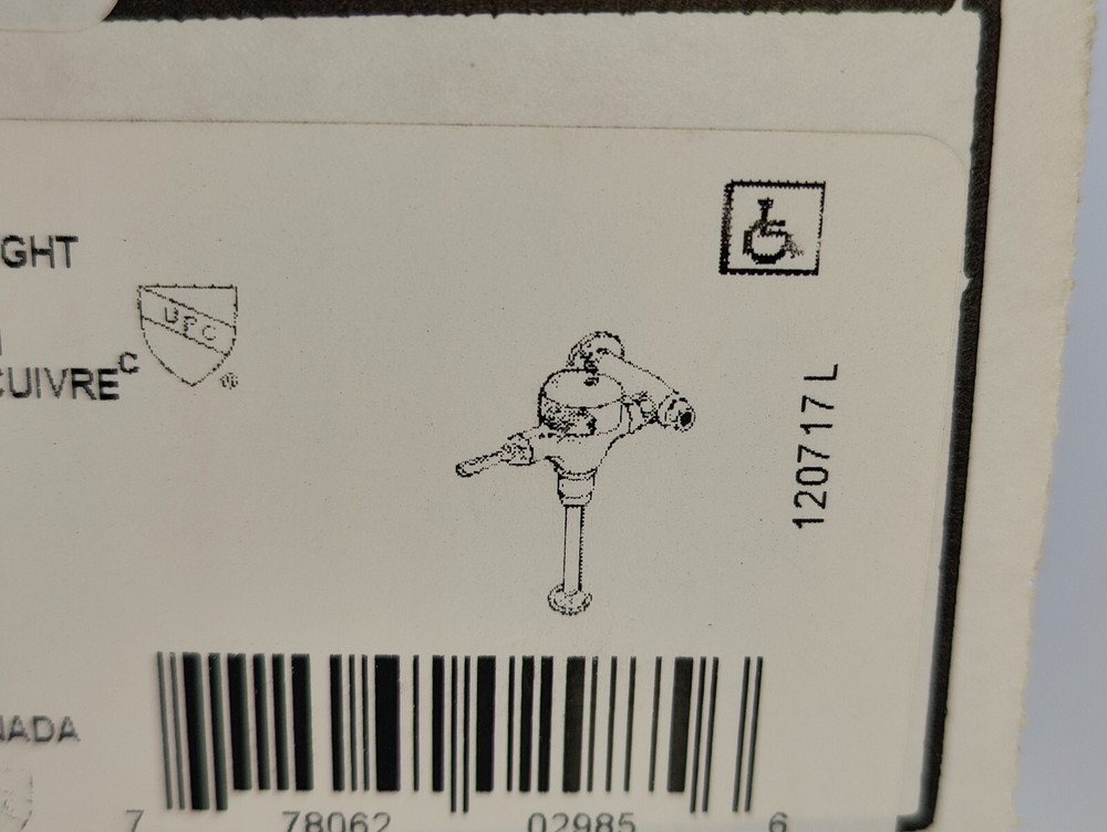 DELTA 81T231 Urinal Flush Valve NEW IN BOX