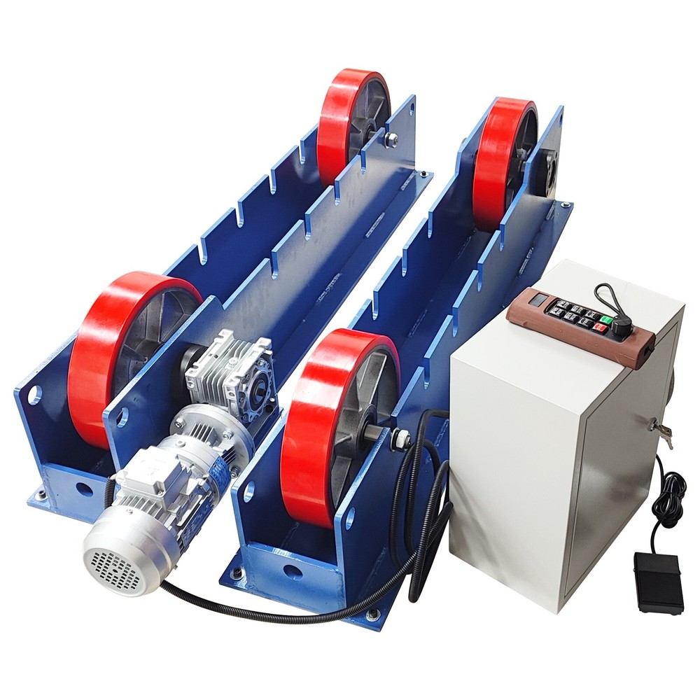 220V 3T Single Motor Drive Remote Control Adjust Welding Turning Roller Table