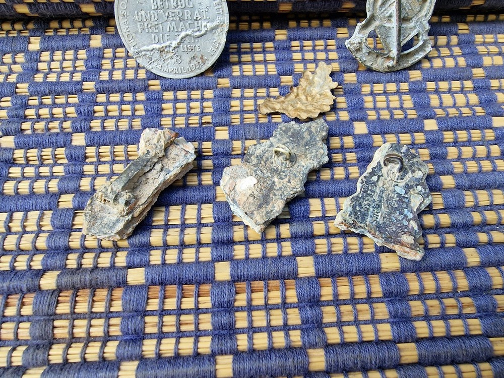 WW2 Original German Badges Front Item Relic.
