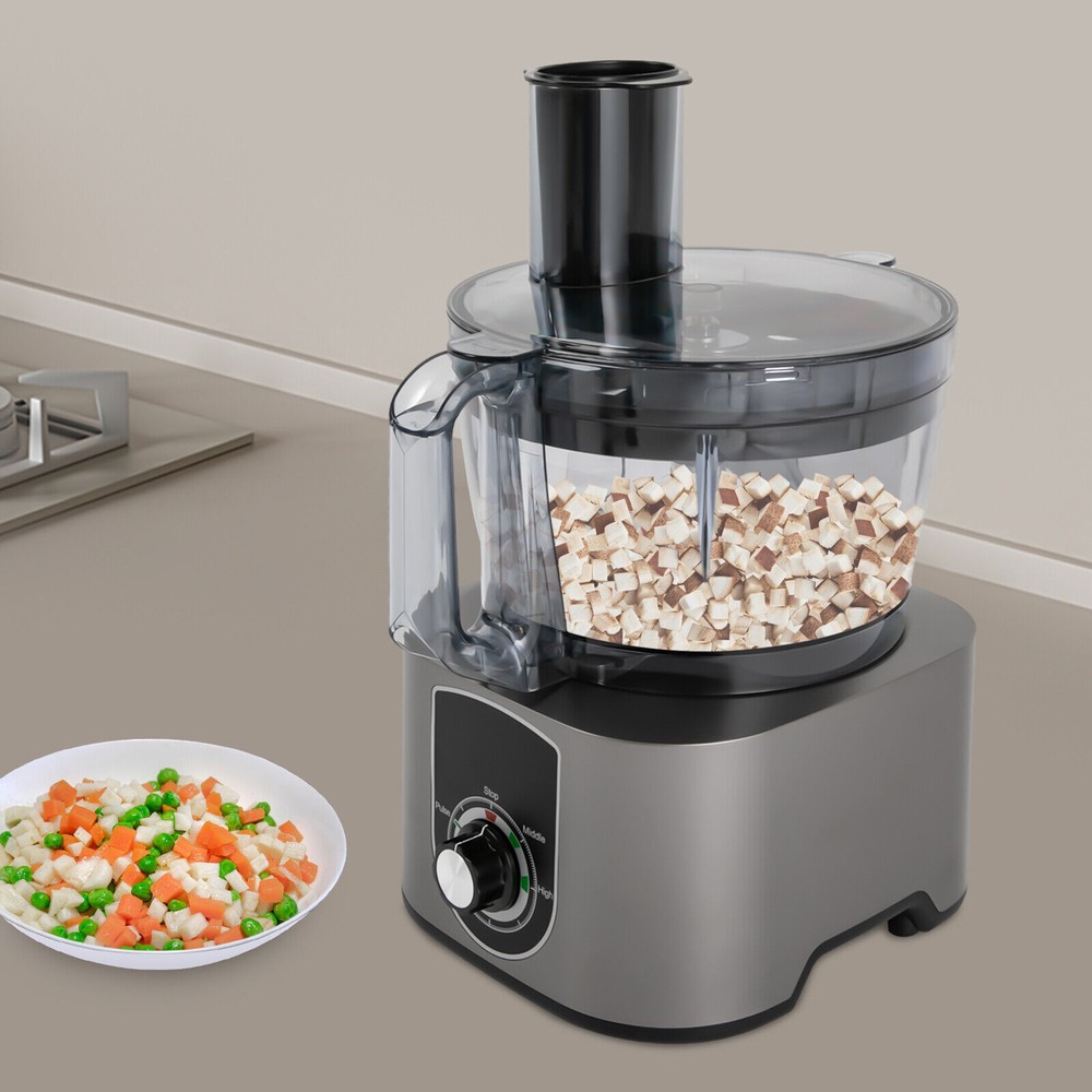 3-In-1 Electric Vegetable Slicing Machine Fruit Dicing Machine Food Processor