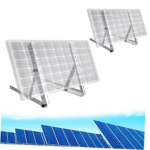 Adjustable Solar Panel Mounting Brackets - 2 Sets 45 inch Durable Tilt Solar