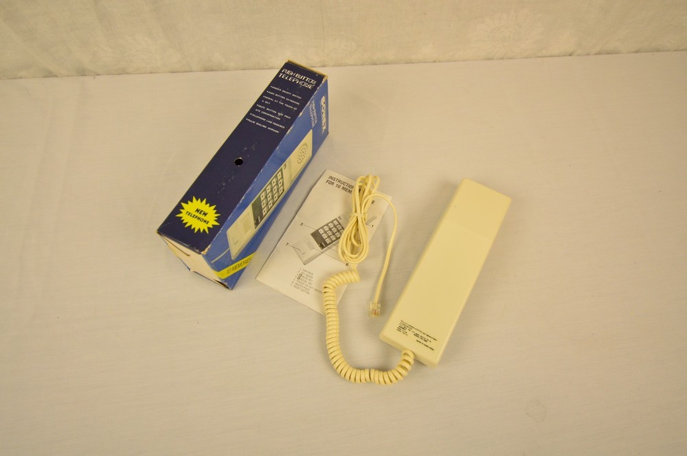 Vintage Sonex Push Button Phone with 10 Memory Function Model #888 NIB Unused