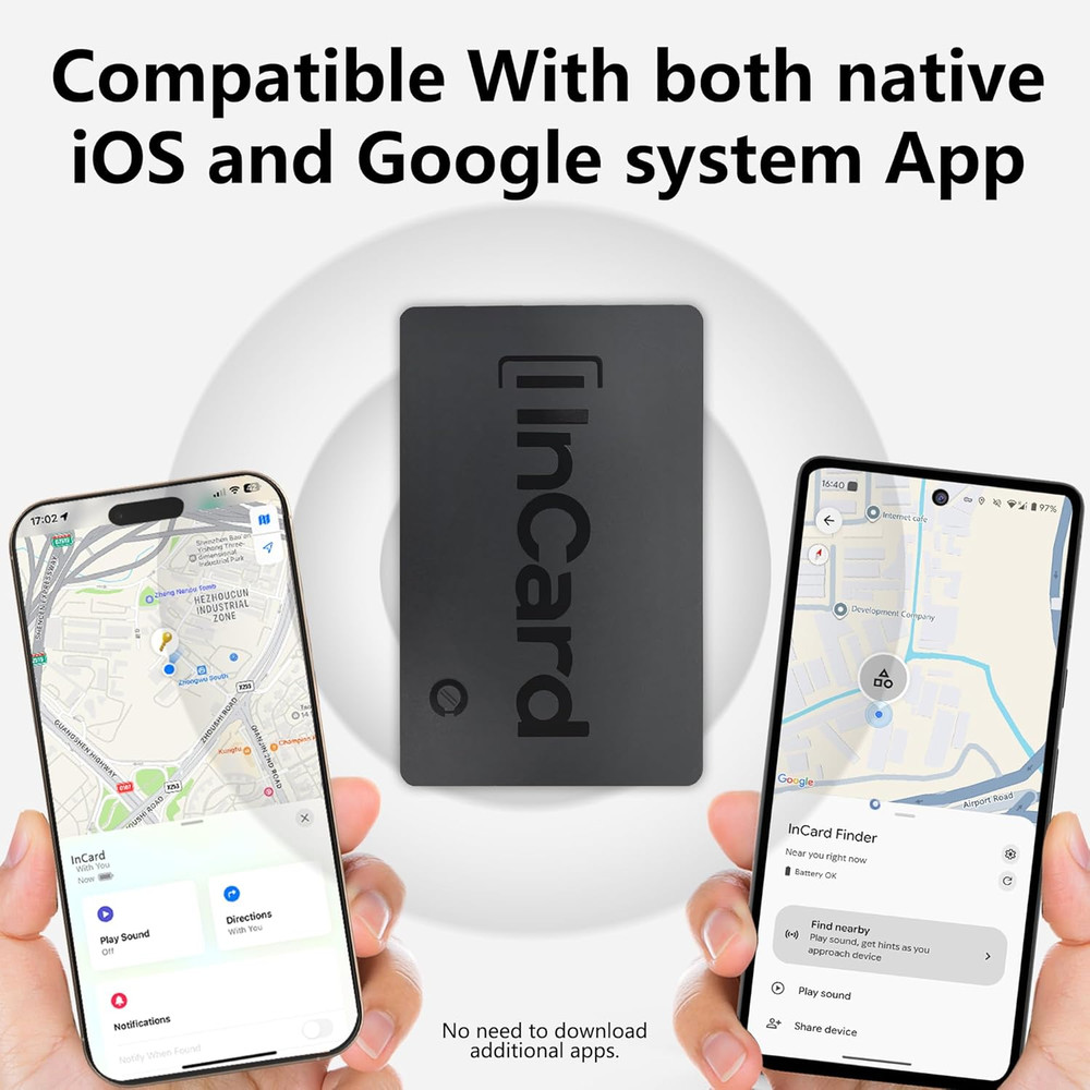 Wallet Tracker (Both iOS and Android) IP68 Bluetooth Smart Finder Card GPS Track