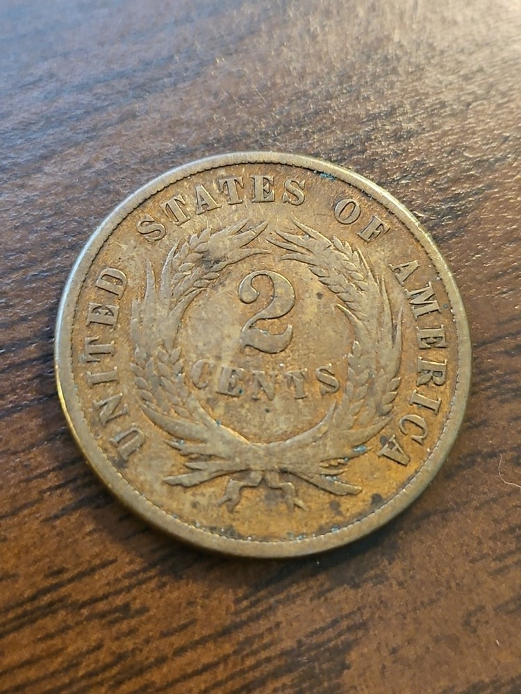 1870 2 CENT PIECE BETTER DATE COIN