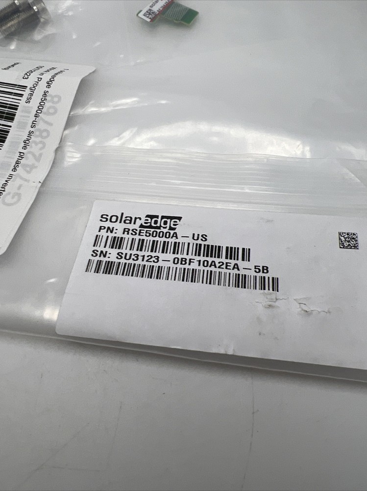 Solaredge BF10A2EA-5B RSE5000A Chip Single Phase Inverter