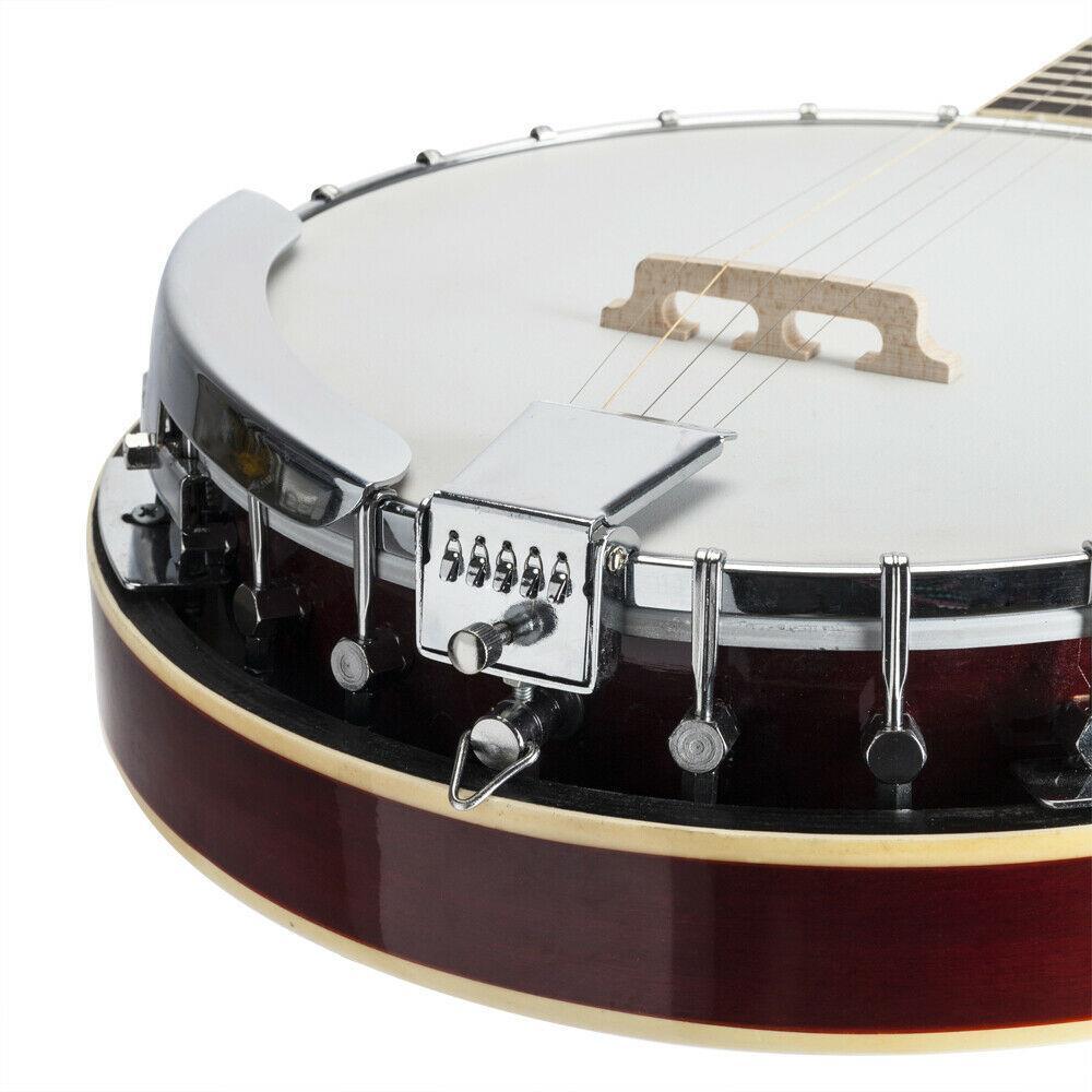 5 String Banjo w/ Closed Back 24 Brackets Head & Maple Neck