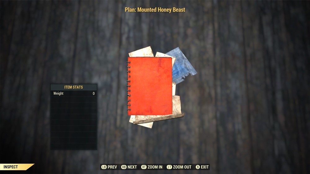 (Xbox) Mounted Honey Beast Plan