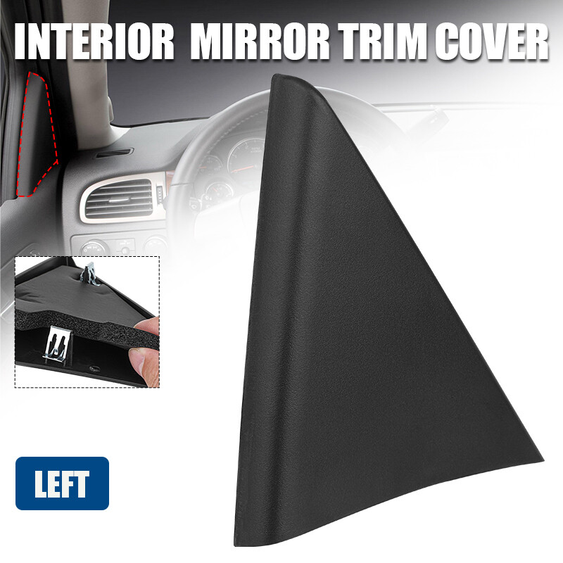 Driver Side Interior Mirror Trim Triangle Cover For Chevy Silverado GMC 2007-14