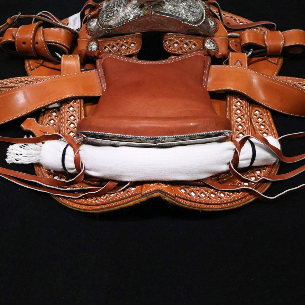 Blank White Charro Traditional Mexican Sarape
