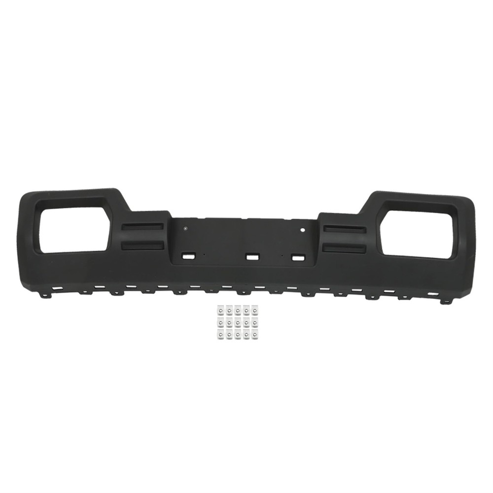 Front Bumper Valance Panel Black Plastic Replacement for 1500 2014 2015