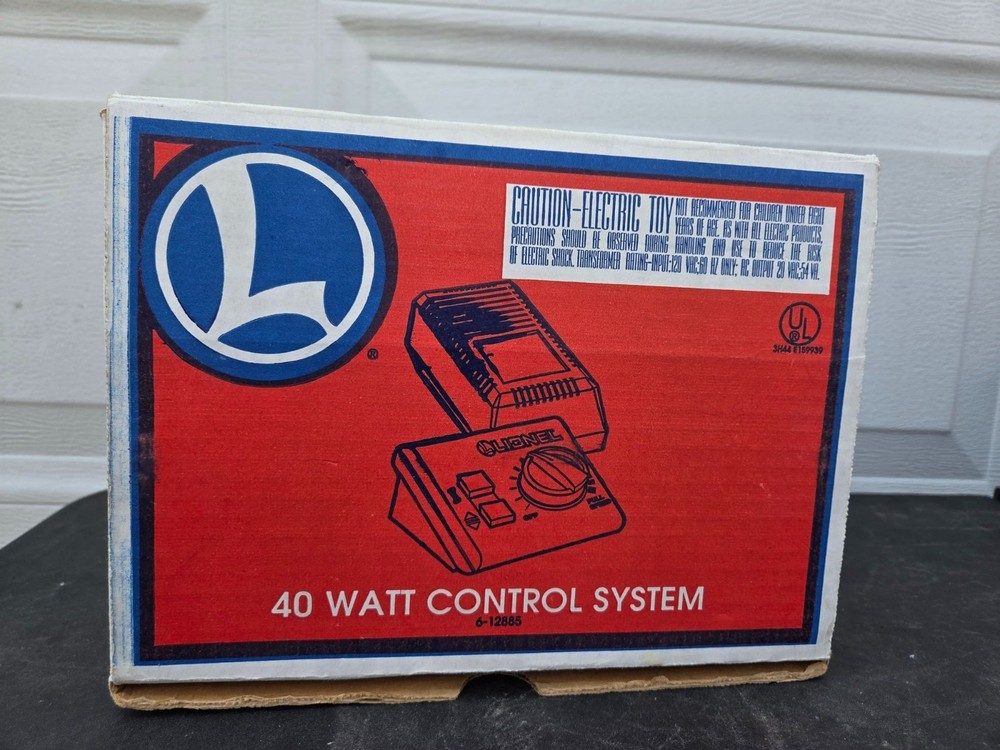 Lionel 40 Watt Control System Model 6-12885 In Original Box