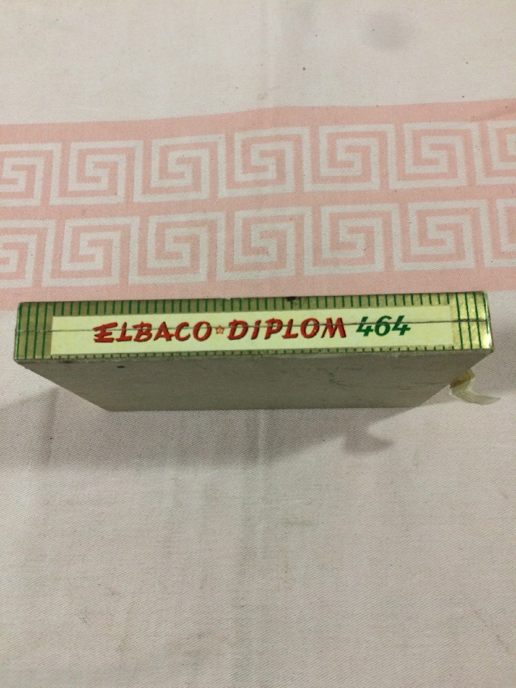 Old Empty Cardboard Box Elbaco Diploma False Colors