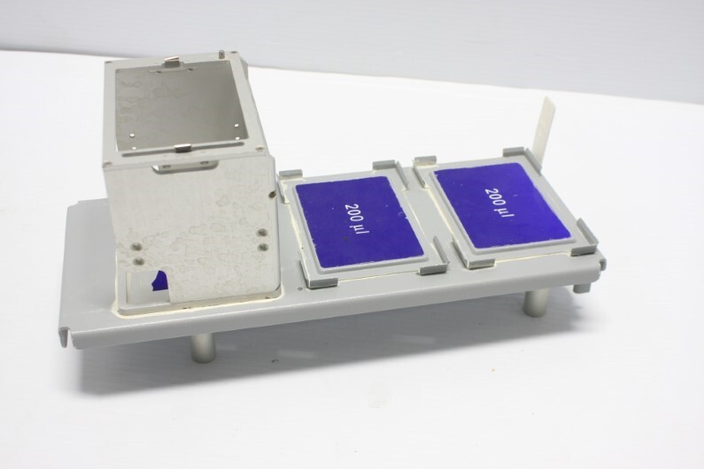 Tecan Evo three well Plate Position Holder deck