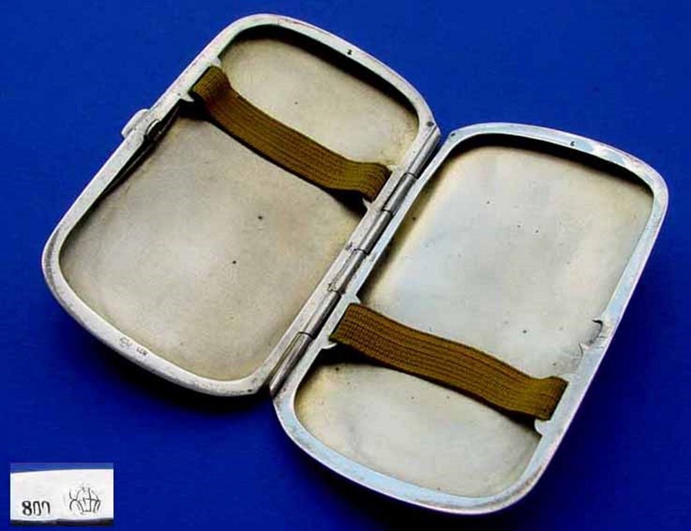 Gorgeous 800 Silver Card Holder Z302