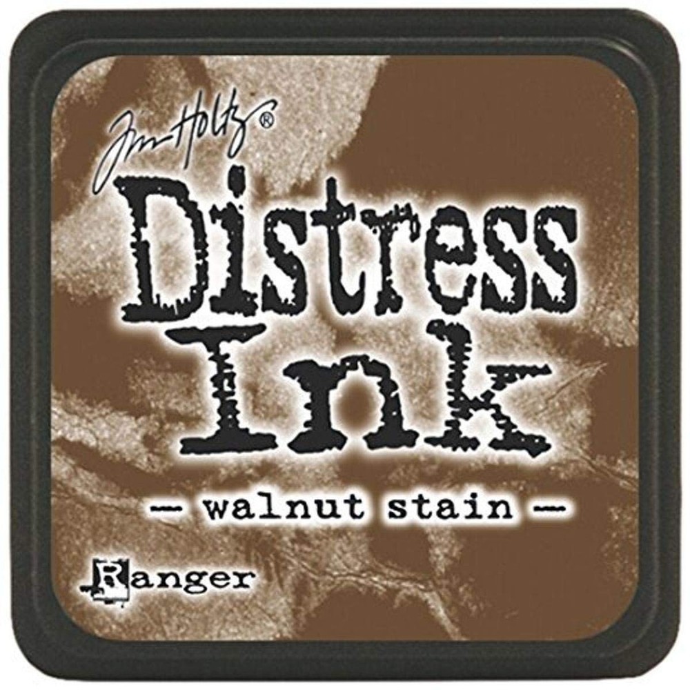 Tim Holtz Distress Mini Ink Pad, Walnut Stain
