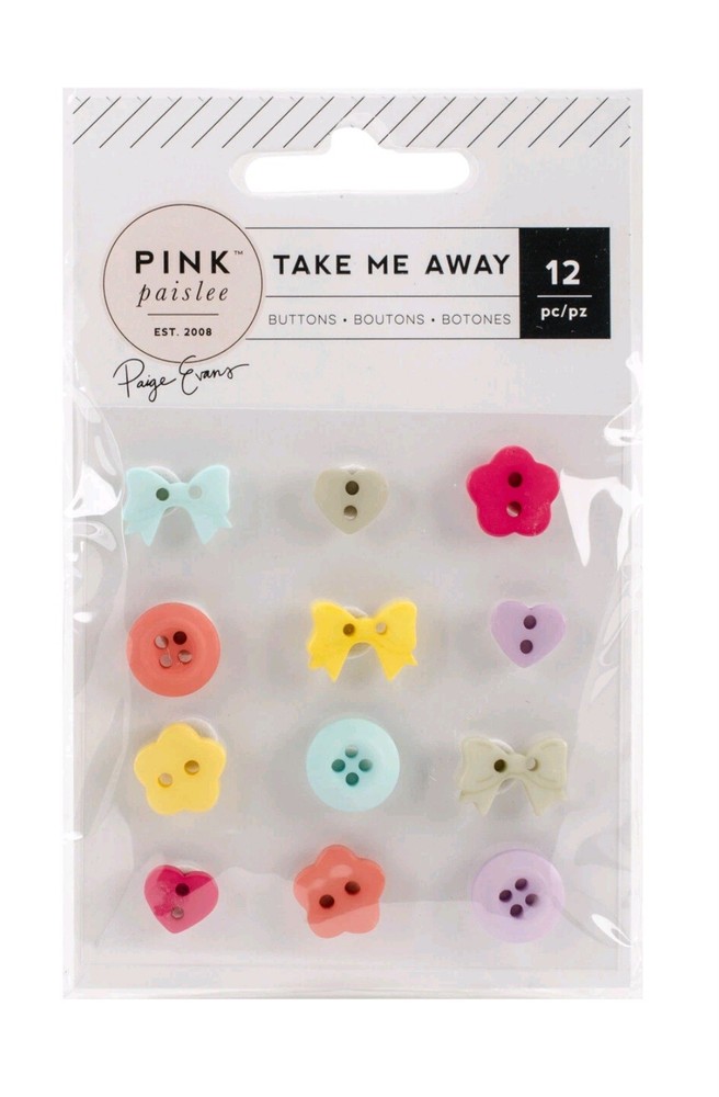 Take Me Away Collection Buttons(12 piece)