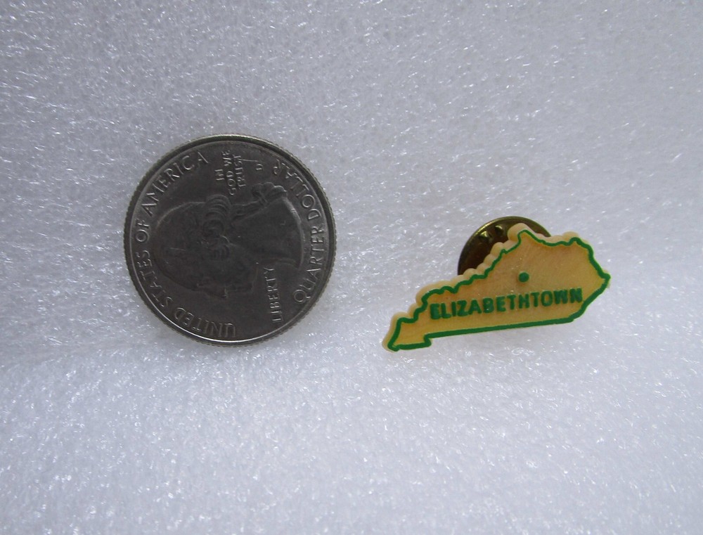 Elizabethtown Kentucky Plastic Pin