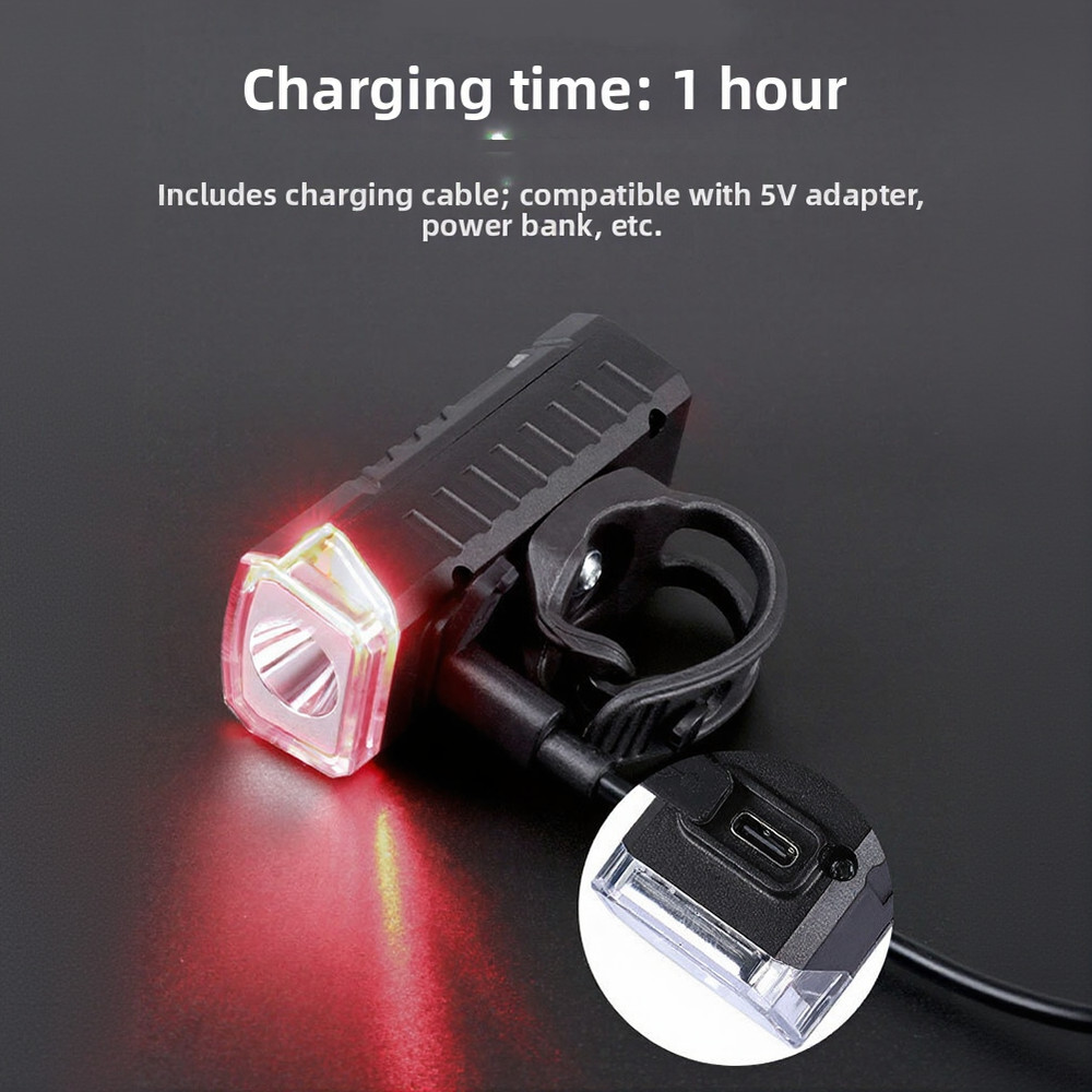 Bicycle Front Light Powerful Lumen Output Energy-efficient Easy Installation