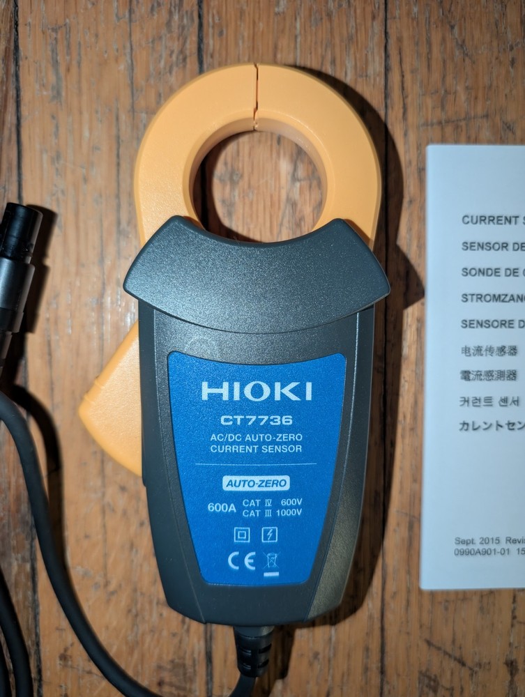 HIOKI AC/DC Auto-Zero Current Sensor CT7736 NEW