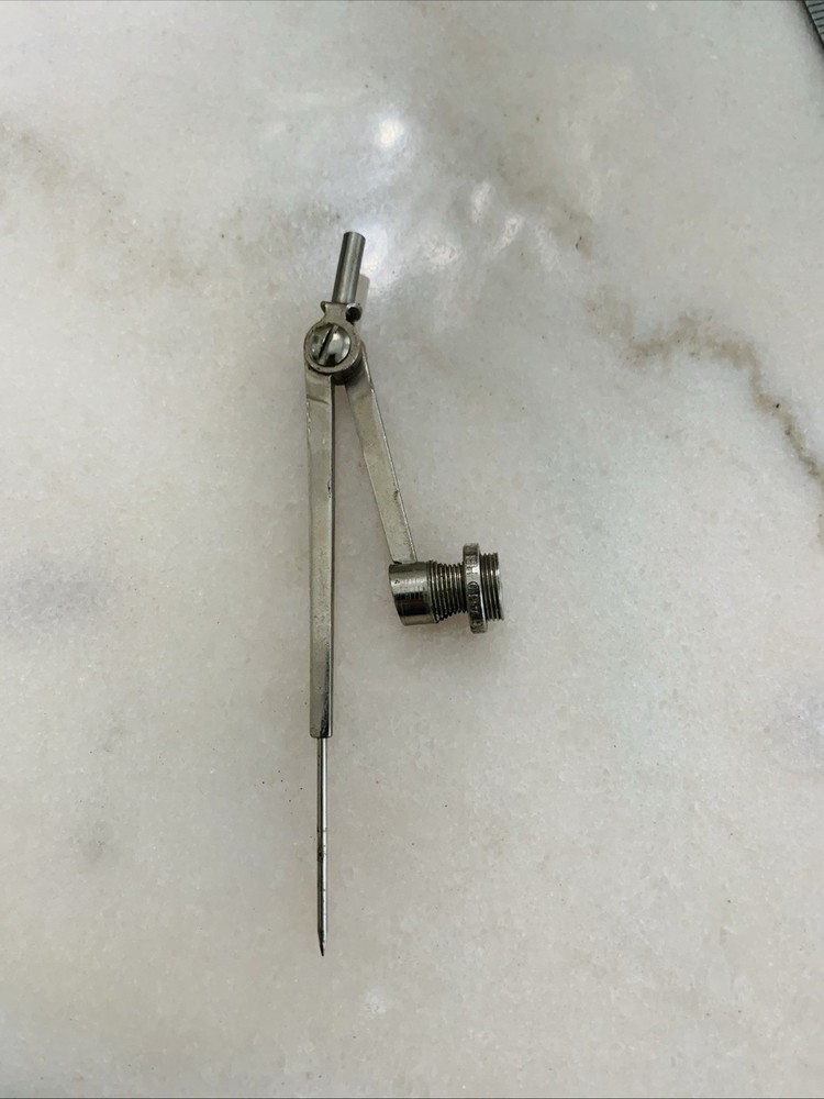 Drafting Compass And Geometry Rounder Vintage Used