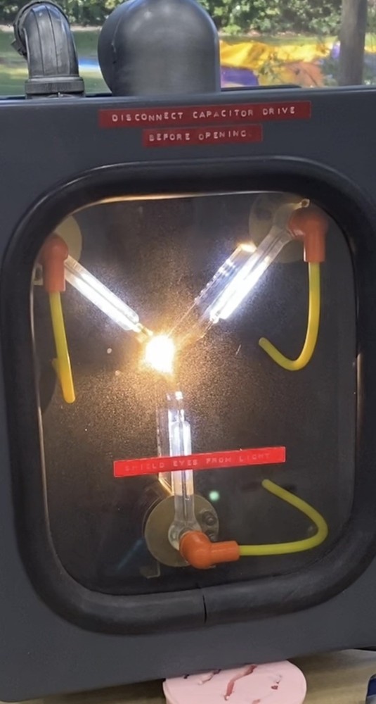 Flux Capacitor Back To The Future Electronics Board Light & Sound Remote Control