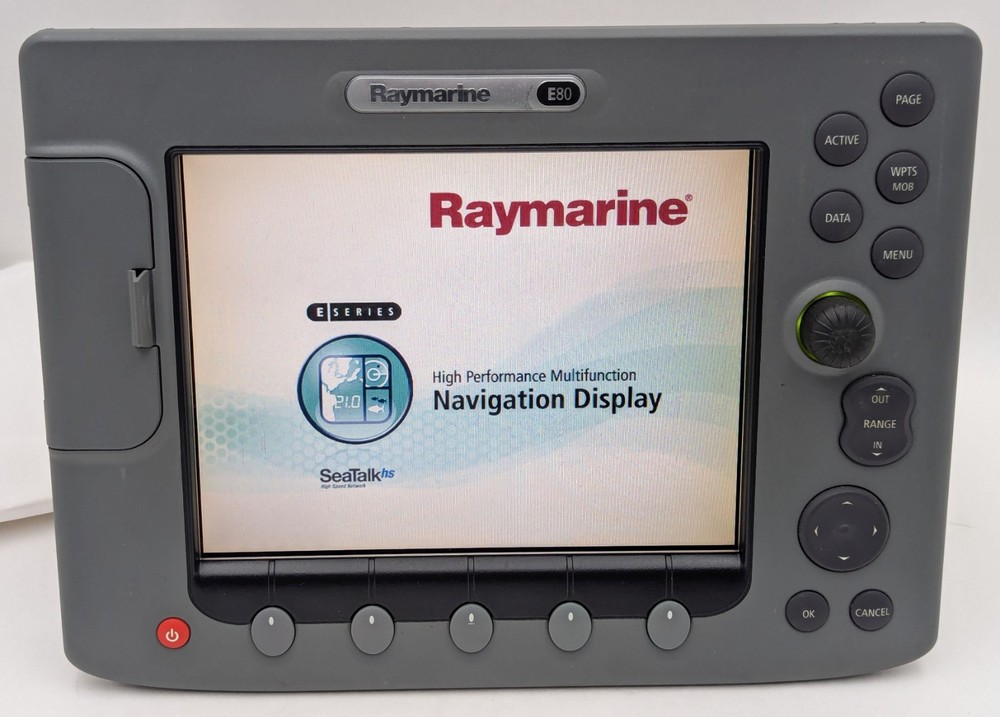 Raymarine E80 8.4" Marine Radar GPS Chartplotter MFD Display Unit #1 *AS-IS READ