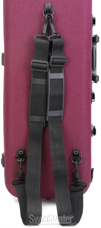 GEWA Bio-A Oblong Violin Case - Violet, 4/4 Size