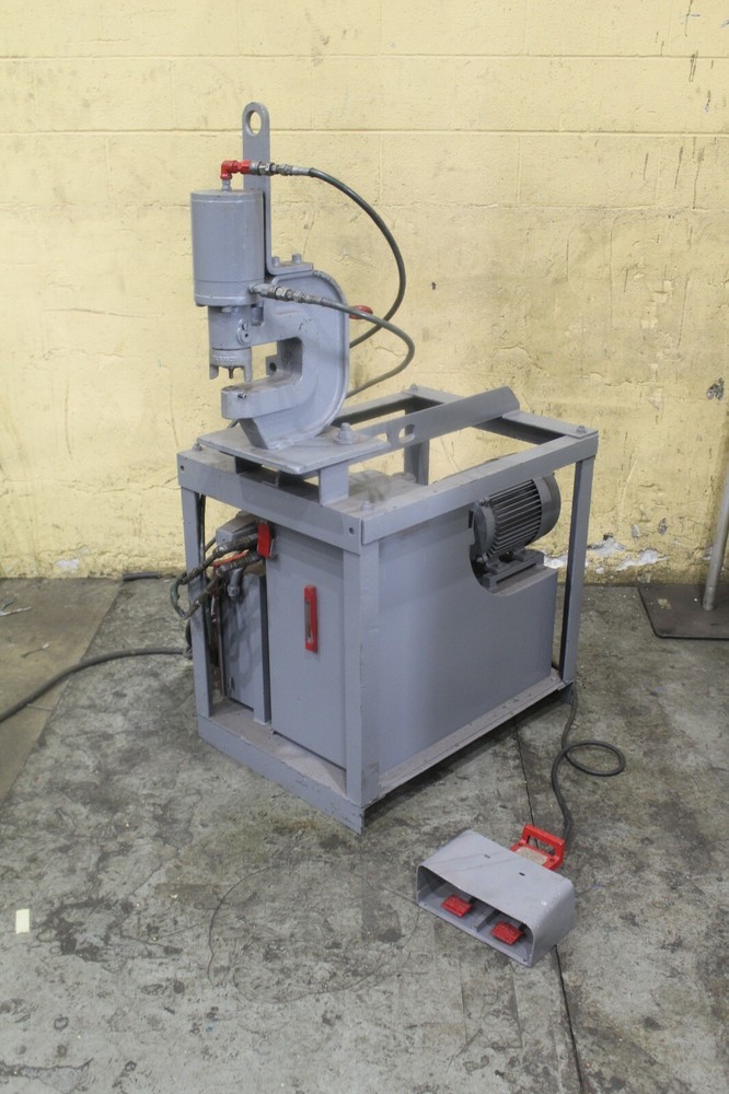 20 TON FABRILINE C FRAME HYDRAULIC FLANGE PUNCH: YODER #69702