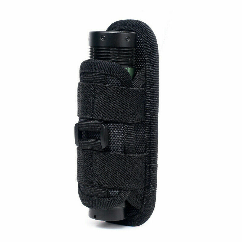 Tactical Flashlight Holster for Flashlight Holder 360° Rotatable Clip Duty Belt