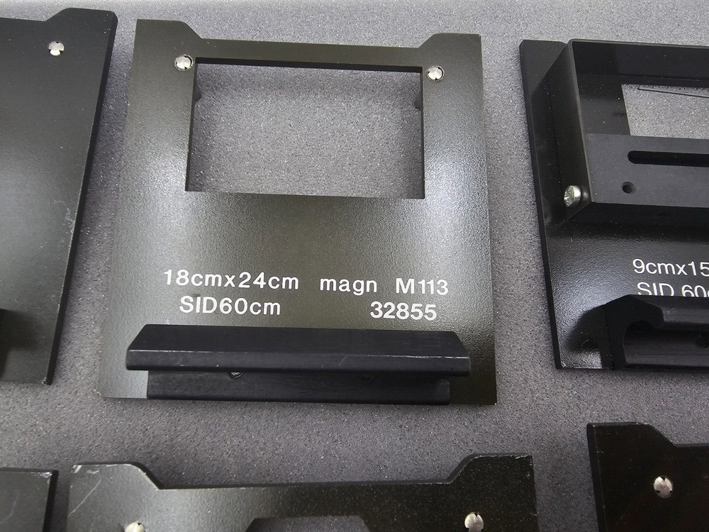 Set of 6 Diaphragm Calibration Aperture Modules sid60 cm