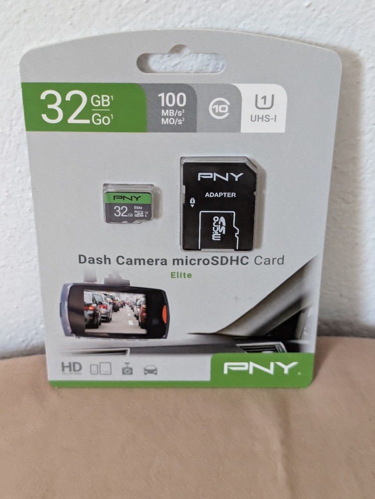 PNY 32GB MicroSDHC Elite Micro Dash Camera Memory Card