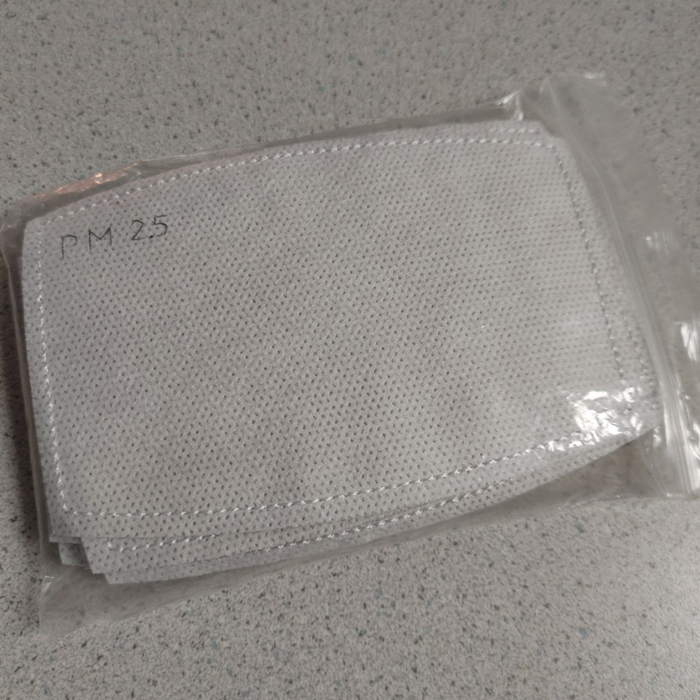 PM 2.5 Filters Face Mask Replacement Inserts Quantity 10 New Fresh Air PM2.5