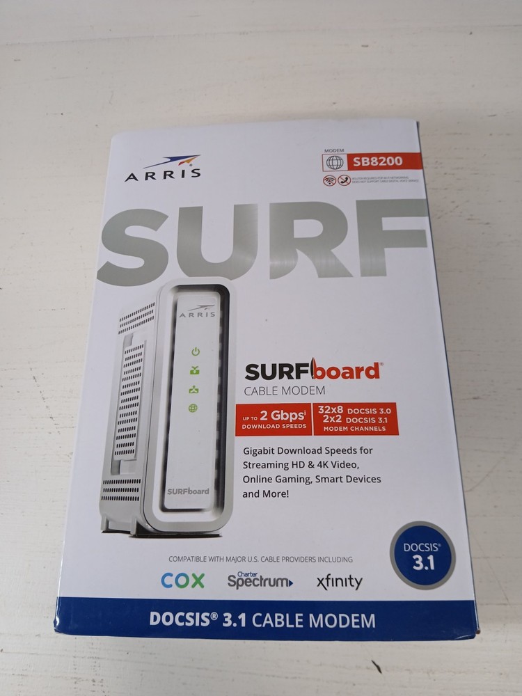 Arris Surfboard SB8200 Docsis 3.1 Cable Modem