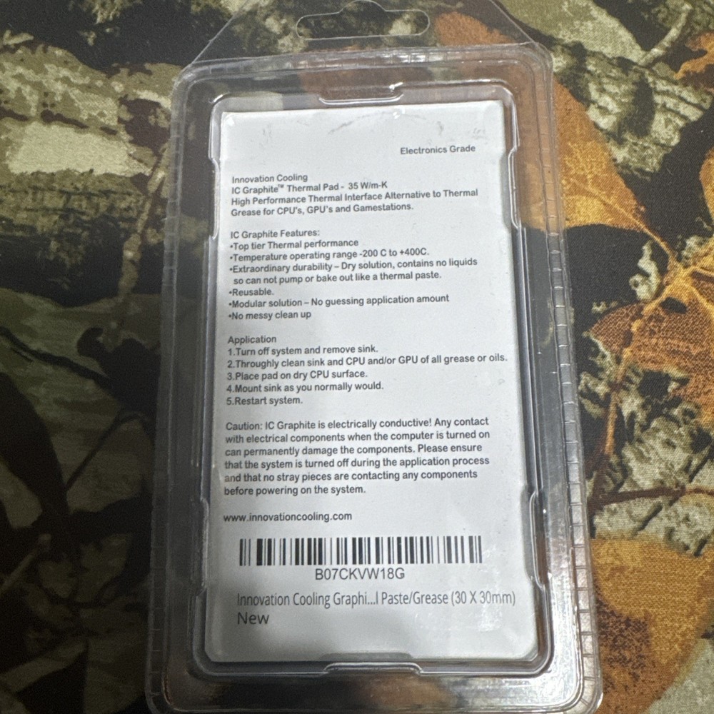 Innovation Cooling Graphite Thermal Pad 40MM 40mm X