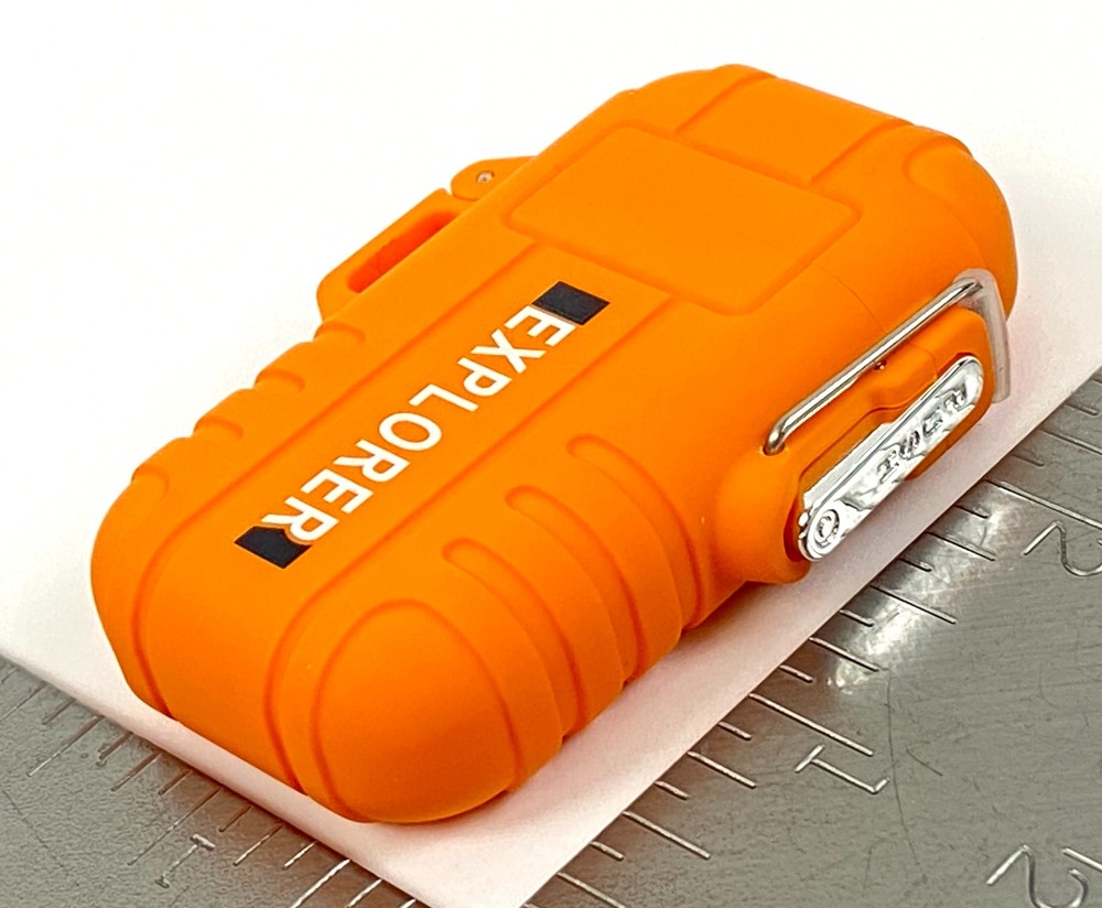 Rechargeable Waterproof Flameless Lighter with LED Flashlight Windproof