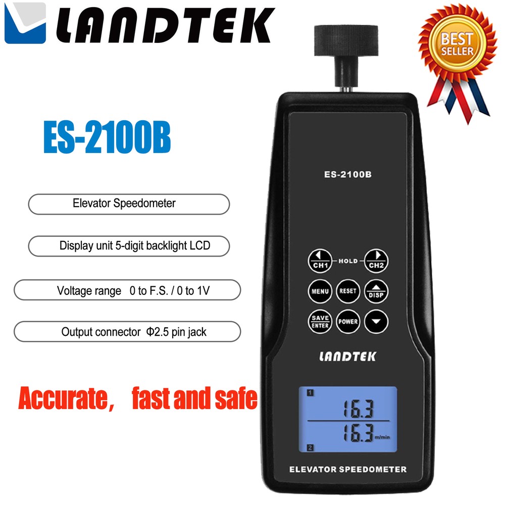 LANDTEK ES-2100B Speedometer Memory Function,Inspection of an Elevator✦Kd