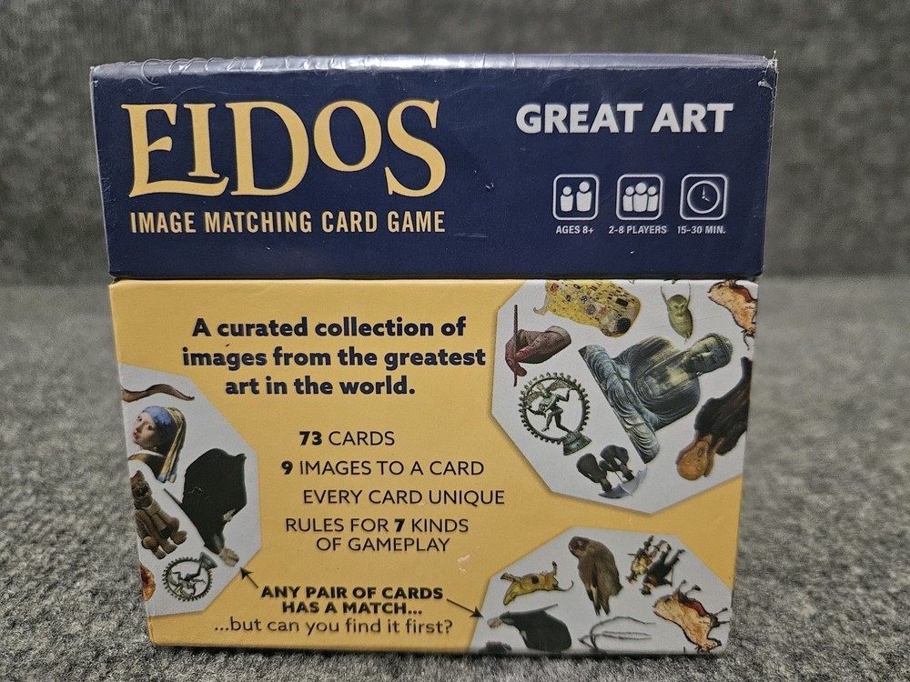 Eidos Image Matching Card Game GREAT ART