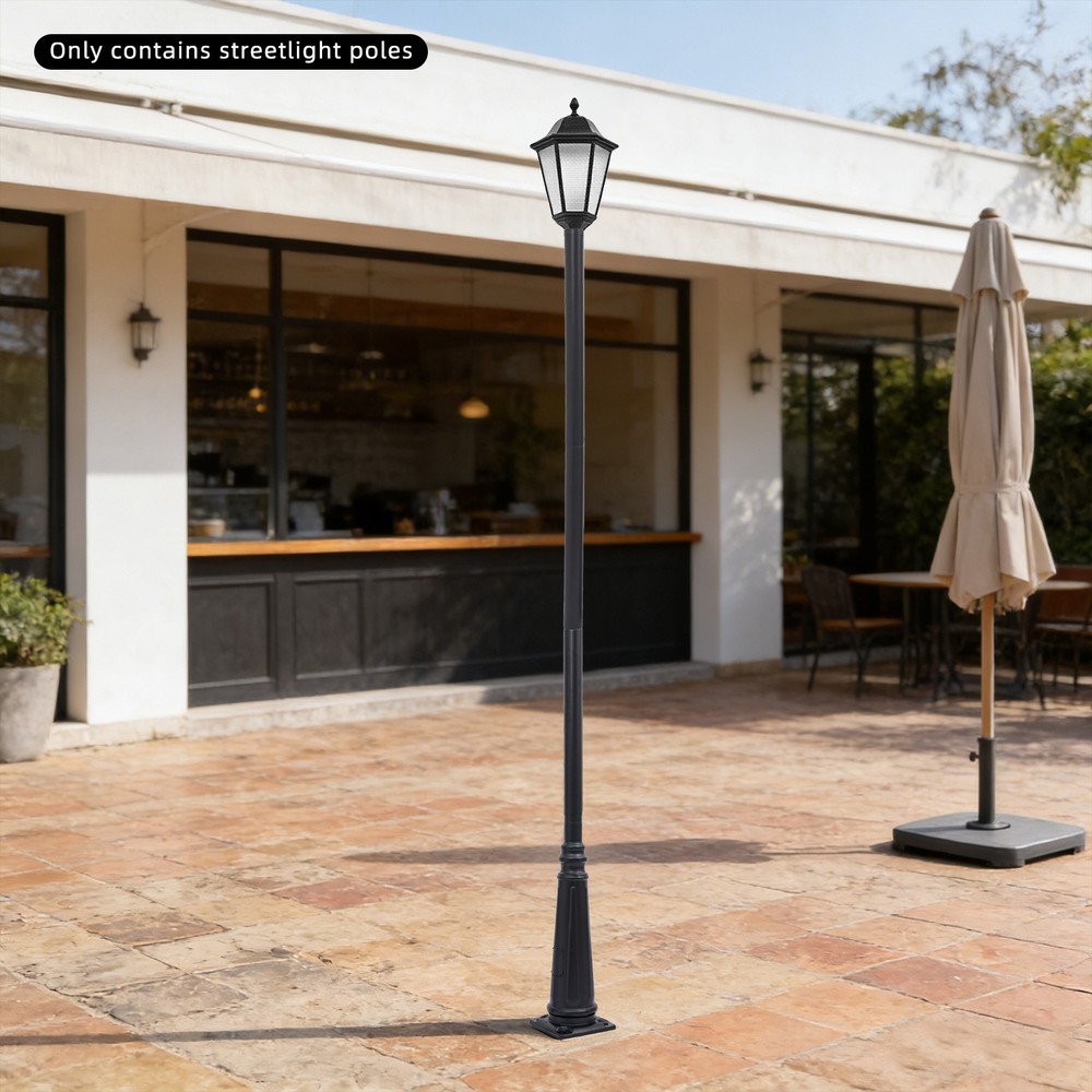 Light Post Split-Type Light Post Outdoor Light Post Top Globe Iron