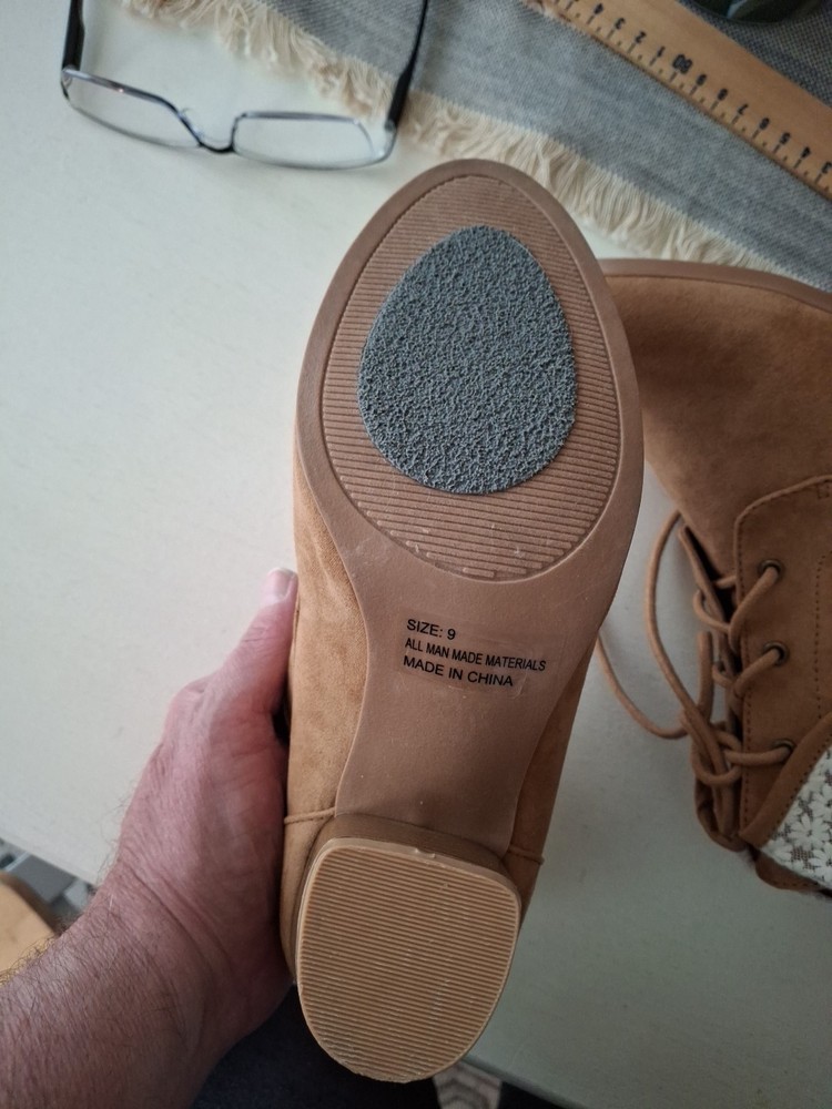 Charlotte Russe Size 9 Tan Boots Never Worn No Box