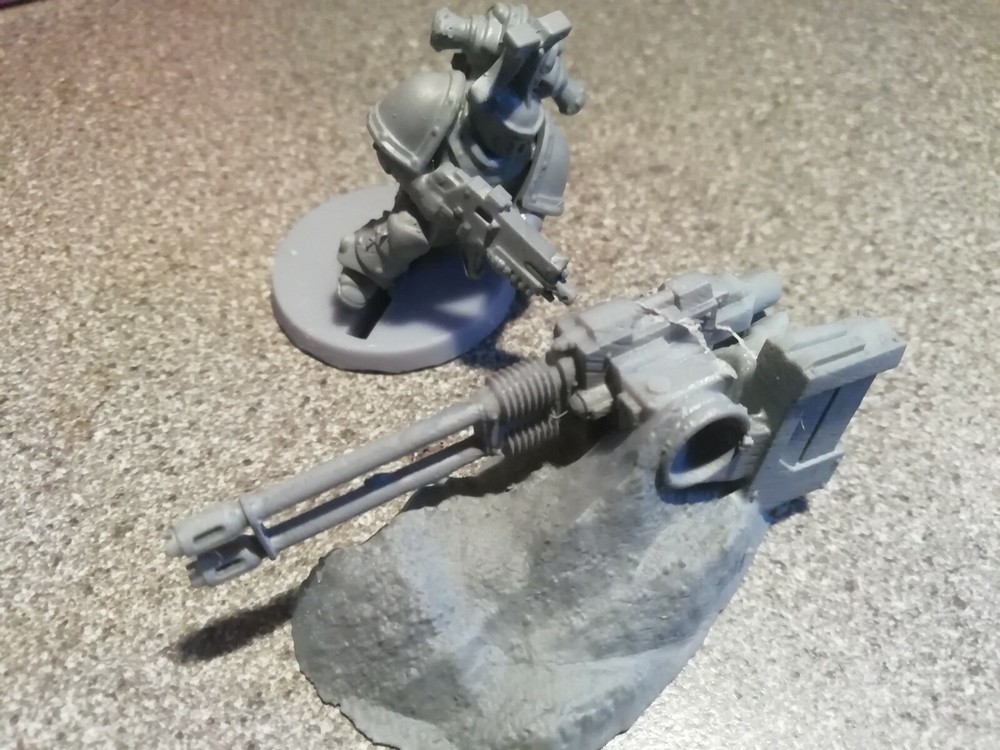 Warhammer 40k Dreadnought Wreck Scenery tabletop 30mm Miniatures
