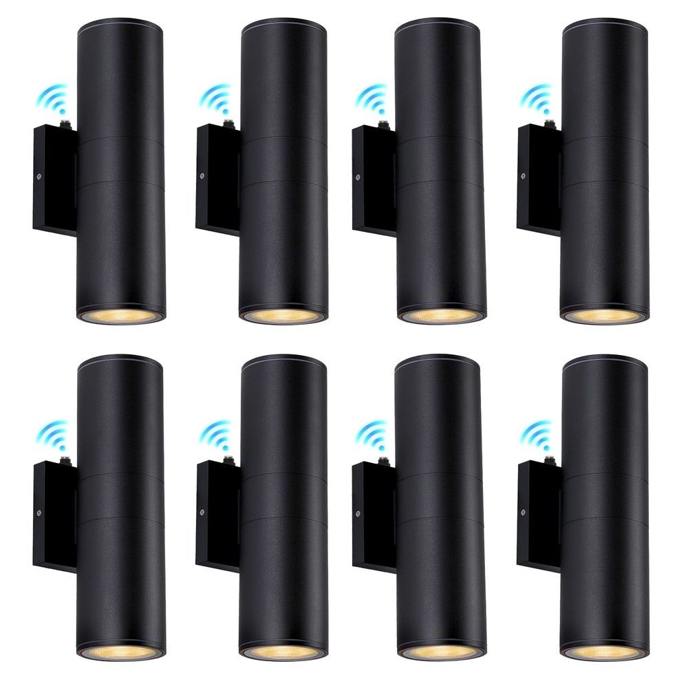 1-12 Pack Dusk to Dawn Outdoor LED Wall Light - Up & Down Lighting, Waterproof