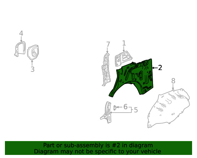 Genuine GM Panel 85586678