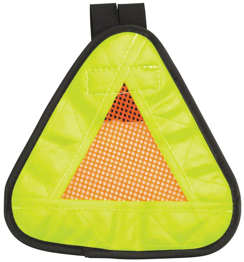 Aardvark Reflective Triangle Yield Symbol 7x7" with Hook and Loop Strap