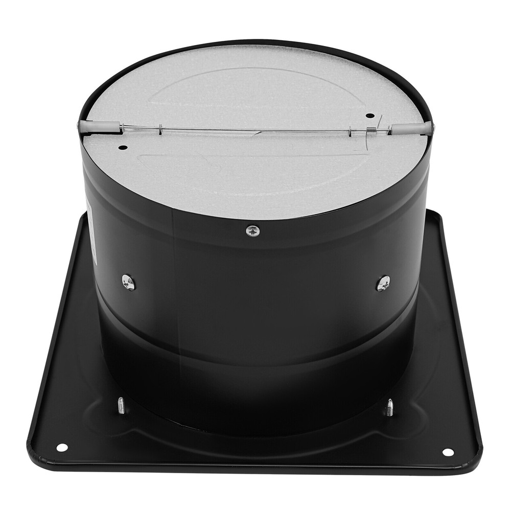 8" Wall-Mounted Exhaust Fan with Backdraft Damper for Kitchen Ventilation